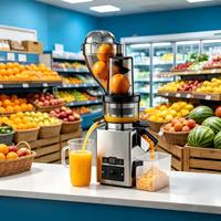 Extracteur de jus à froid commercial pour café et restaurant, machine à jus en spirale haute performance OEM