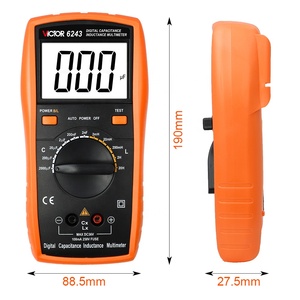 YITENSEN 6243 Chức Năng Kiểm Tra Điốt Và Bóng Bán Dẫn Đồng Hồ Vạn Năng Kỹ Thuật Số Phạm Vi Tự Động Đồng Hồ Vạn Năng Máy Đo Điện Dung LCR - Product Image 5