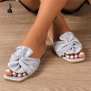 Pantuflas de Mujer Estilo Old Money, Sandalias Planas, Nuevo Diseño, Entrega Rápida, Tallas Grandes 35-43 - Product Image 2