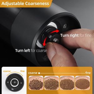 Rechargeable Operated Spice Salt and <b>Pepper</b> Set <b>Pepper</b> Mill with LED Light - Product Image 5