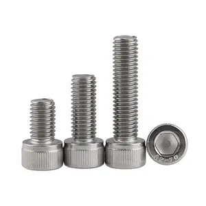 Strength Manufacturer SS304 SS316 Stainless Steels Knurled Full Thread Half Thread Cup Head Hex Cylindric Hexagon Socket Bolts