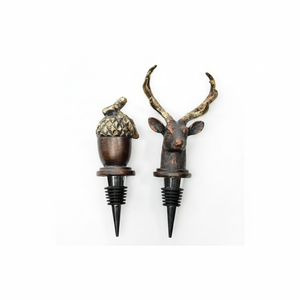 Bouchon de bouteille écologique en métal chromé brillant de luxe pour une décoration de bar moderne et un dîner élégant - Product Image 1