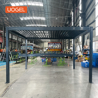 Pabellón de Aleación de Aluminio OEM de China - Cubierta Impermeable con Recubrimiento en Polvo para Protección Solar y contra la Lluvia para Reuniones al Aire Libre UOGEL M2-S