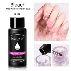 Vente en gros 30ml marque privée Gel UV Nail Art Builder Gelée rapide acrylique Prolonger la <span class=keywords><strong>solution</strong></span> de glissement en poly gel - Product Image 4
