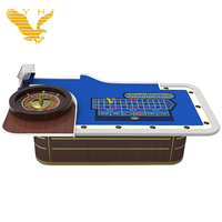 YH Factory benutzer definierte 22 Zoll Holz räder Casino Spiel Roulette Tisch mit Rad
