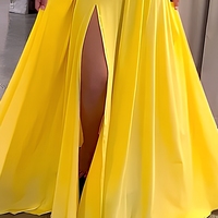 Cross-Border Mode 2023 Sommer Damen A-Linien-Kleid mit V-Ausschnitt und Trägern, Spitze, offener Rücken, Schnürdetails, Seitenschlitz