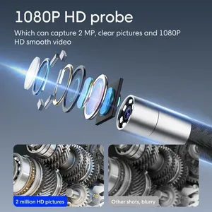 Cámara de Inspección de Tuberías Industrial con Dirección de 720 Grados, Boroscopio para Alcantarillado, 5 Pulgadas, IP67, Modelo S50 - Product Image 3