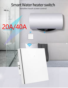 Interrupteur intelligent WiFi/Zigbee pour climatiseur, chauffe-eau, chaudière, 20A/40A 8000W, compatible Alexa, interrupteur intelligent haute puissance - Product Image 3