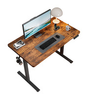 Bureau Moderne en Métal Ergonomique et Sain Réglable en Hauteur Commercial à 2 Étages Moteur Électrique Double Levage Automatique Bureau de Bureau