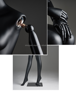 Esposizione di vestiti in fibra di vetro Curvy donne sedute Stand braccia flessibili tutto il corpo manichini femminili per negozio di abbigliamento Boutique - Product Image 6