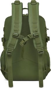 <span class=keywords><strong>Sac</strong></span> à <span class=keywords><strong>dos</strong></span> tactique Spoir - Denim <span class=keywords><strong>militaire</strong></span> imperméable avec fermeture à glissière, plusieurs poches, équipement tactique pour l'extérieur (vert <span class=keywords><strong>25L</strong></span>) - Product Image 4