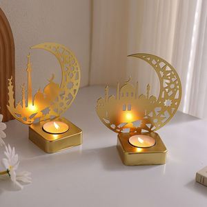 Ready Stock Middle East Moon Festival Candle Holder Muslim Festival Scented Iron Mediterranean Style Decoration <b>Ornaments</b> - Product Image 2