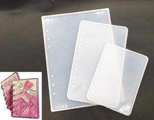 A5 A6 A7 DIY Epoxy Silicone Notebook <strong>Resin</strong> Casting Molds/ Notebook Silicone <strong>Resin</strong> Mold - Product Image 6