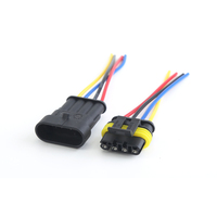 Connecteur étanche 1 ou 6 broches HID, mâle et femelle, pour câble de voiture