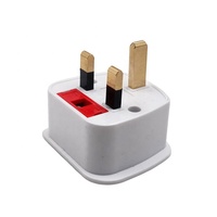 Adaptateur touristique britannique vers la prise Europe, États-Unis, Australie