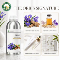 Aroma Cucian Minyak Esensial Orris (Iris Pallida) Desain Aroma Alami untuk Formula Perawatan Kain yang Segar
