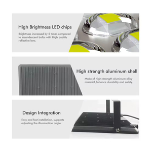 Không thấm nước IP66 bên ngoài 100 200 300 watt DOB Đèn pha Kit 500W 400W 200W 100W 50W 30W hiện đại ngoài trời Vườn dẫn nhẹ Lũ lụt - Product Image 4