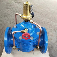 Vanne hydraulique de contrôle de débit d'eau électrique électrovanne 600X