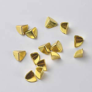 Gold <b>Corner</b> <b>Protectors</b> 9mm Zinc Alloy Protective Hardware For Bags Luggage Anti Collision - Product Image 1