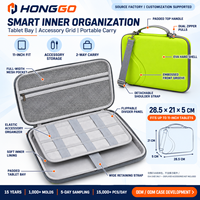 Étui rigide pour ordinateur portable en EVA, anti-écrasement, résistant aux chocs/au liquide, protection contre les chutes, logo personnalisé, compatible avec iPad Pro, étui fin pour tablette en EVA