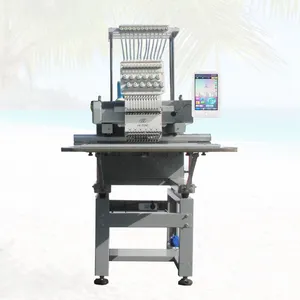 HEFENG brand best single head embroidery machine for logo embroidery with cap and t-shirt embroidery function