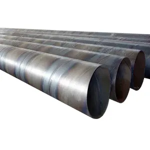 Manufacturer Stock Spiral Pipe Q235 Large Diameter Spiral Steel Pipe Sewage Welding Iron Round Pipe