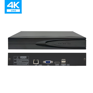 Enregistreur vidéo réseau H.265+ 10 canaux pour surveillance haute définition <span class=keywords><strong>NVR</strong></span>, détection de mouvement, capture de visage, comparaison 4K - Product Image 1