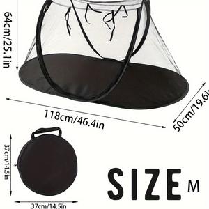 Poetic Exist Triangle Exhibition Automatisch faltbares Medium Tragbar für Hunde und Katzen Aufblasbares wasch bares <span class=keywords><strong>Pop</strong></span>-<span class=keywords><strong>up</strong></span>-Haustier-Camping zelt - Product Image 5