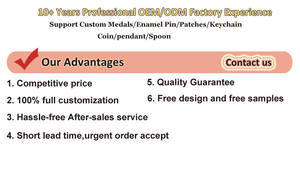 ميداليات معدنية فضية عتيقة مخصصة رخيصة مع شريط مخصص - Product Image 6