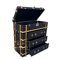Commode blanche personnalisée de style traditionnel pour salon, avec tiroirs et grand rangement en toile