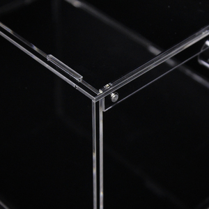 Rõ Ràng Có Thể Tháo Rời Nhựa Từ Sneaker Hiển Thị Di Động Acrylic Thả Hộp Giày Có Thể Gập Lại Hiển Thị Hộp - Product Image 4