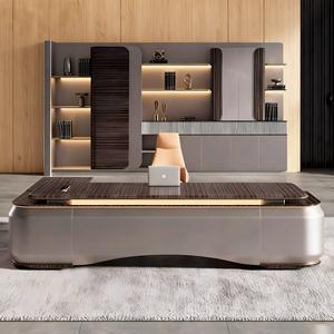 Trang chủ nội thất văn phòng thiết kế sang trọng Điều Hành Văn phòng bàn đồ nội thất và ghế ông chủ Văn phòng Bàn và ghế đặt hiện đại - Product Image 1