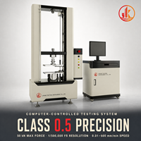 Machine d'essai de flexion de rigidité annulaire contrôlée par ordinateur, testeur de compression de tuyaux 50kN, équipement d'essai universel ISO 9969