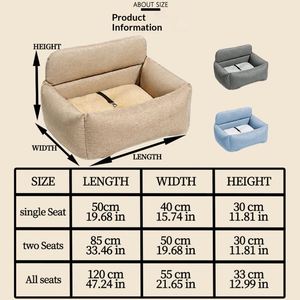 Almohada de Viaje para Mascotas, Desmontable, Lavable, Transpirable, Cómoda, Universal para las Cuatro Estaciones, Amplio Espacio, para Todas las Edades - Product Image 4