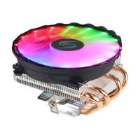 Refroidisseur d'air RGB 120mm Ordinateur Gaming CPU Rgb Ventilateurs PC Refroidissement par air 3Pin 4Pin CPU Cooler Fan