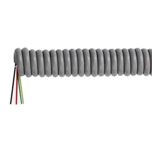 PU PE TPE Isolation mantel 2 3 4 5-adriges 0,25mm 0,75mm Spiral kabel