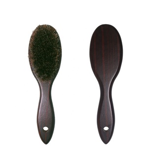 Daily wholesale men's retro oil head brush bristle sweeping hair salon brush hair cutting soft brush