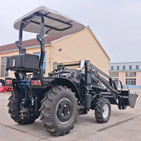 Tracteur à roues diesel 50 CV à transmission intégrale pour travaux municipaux et transport forestier, directement de l'usine