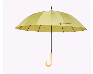 16K軽量ファイバー傘骨日当たりの良い広告と雨の広告の両方のための日本のミニマリストデザイン長い傘