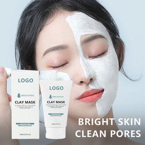 Masque d'<span class=keywords><strong>argile</strong></span> à l'extrait de thé vert avec acide salicylique Nettoie en profondeur les pores, contrôle le sébum et aide à réduire les points noirs pour une <span class=keywords><strong>peau</strong></span> plus claire - Product Image 3