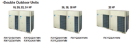 Système de climatisation modulaire VRF/VRF 40 50KW Pompe à chaleur Multi-cassettes Plafond Mur Montage industriel Climatisation centrale