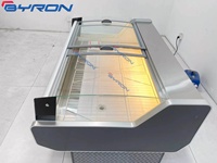 Enfriador de Exhibición de Bajo Consumo con Enfriamiento Estático y Directo, Sin Escarcha, para Carne Fresca, con 2 Puertas
