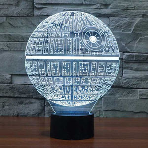 Lampada 3D Stereo Terra Blu Personalizzabile con Luce Notturna RGB e Piastra Guida Luminosa, Lampada Decorativa da Comodino - Product Image 3