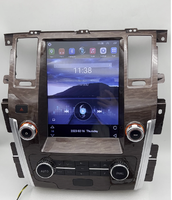Lecteur DVD de voiture à écran vertical tactile Android 14 Navigation pour autoradio Nissan Patrol avec Caplay sans fil et Android Auto