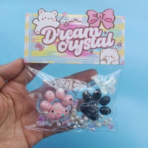 Wholesale Kawaii <b>Squishy</b> Stress Toy Transparent Glitter Hand Squeeze Sensory Fidget Gift Party Favors 14+ Years OEM/ODM Custom - Product Image 1