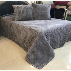 BEIGE Quilt <b>Bedding</b> Set Lightweight Soft Coverlet & Bedspread 3 Piece Comfortable <b>Bedding</b> Cover Set - Product Image 2