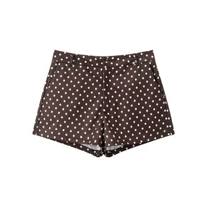 Conjunto de chaquetas personalizadas para mujer, conjunto de dos piezas con estampado de puntos Seersucker, chaqueta de manga larga, pantalones cortos, conjunto de 2 piezas OEM para mujer - Product Image 6