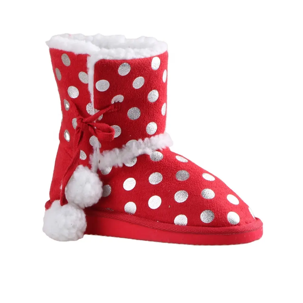 Girl printed snow boots fashion warm kids snow boots girl shoes style customize girl trendy boots