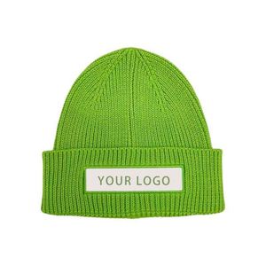 Bonnet d'hiver promotionnel en gros, prix d'usine, bonnets personnalisés pas chers avec logo brodé sur mesure - Product Image 1