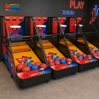 Machine de basket-ball pliable en gros, machine de tir au basket-ball commerciale, machine d'arcade de basket-ball pour centre de jeux
